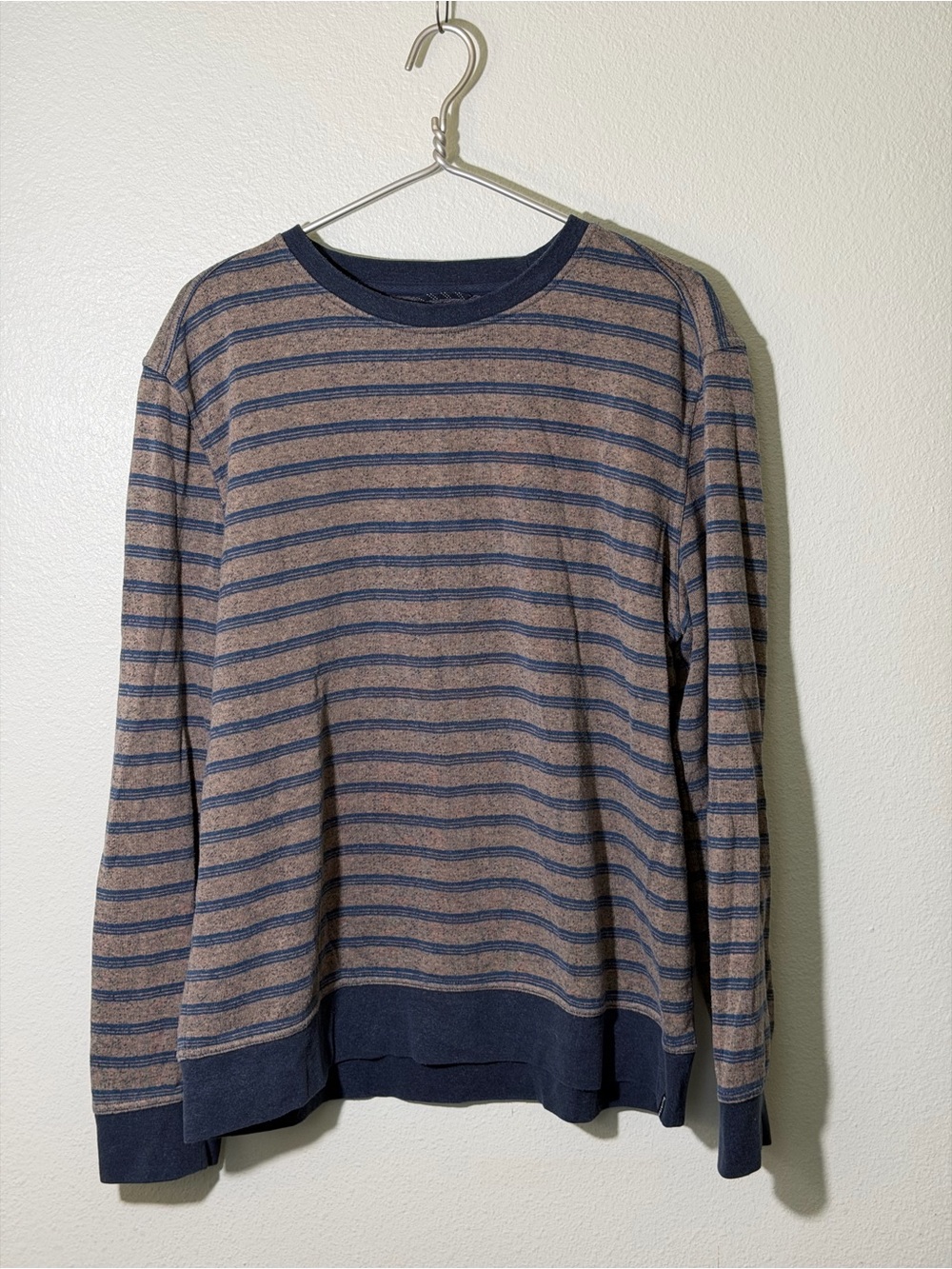 PrAna Cardiff Sweatshirt Mens Sz XL Hemp Recycled Poly Crewneck Fleece Pullover
